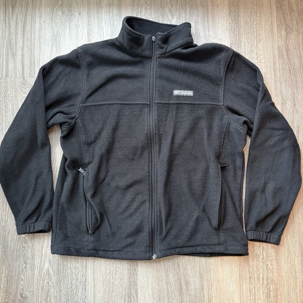Columbia Men's Full Zip Fleece Jacket Black XL